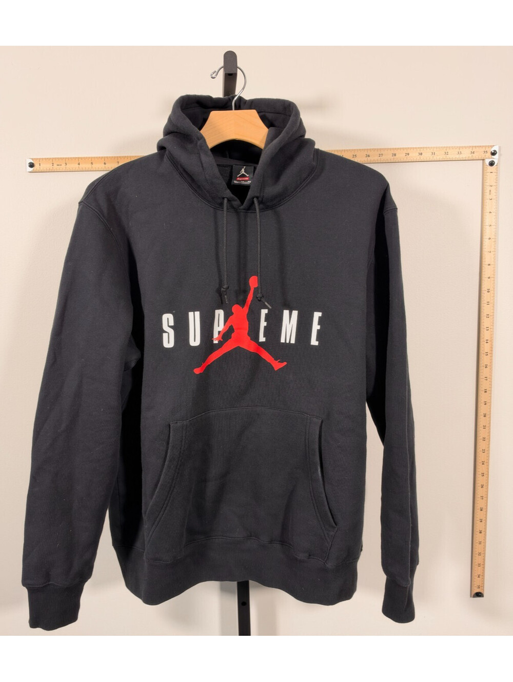 Supreme x Air Jordan Hoodie Hoodie Black XL 2015 FW15